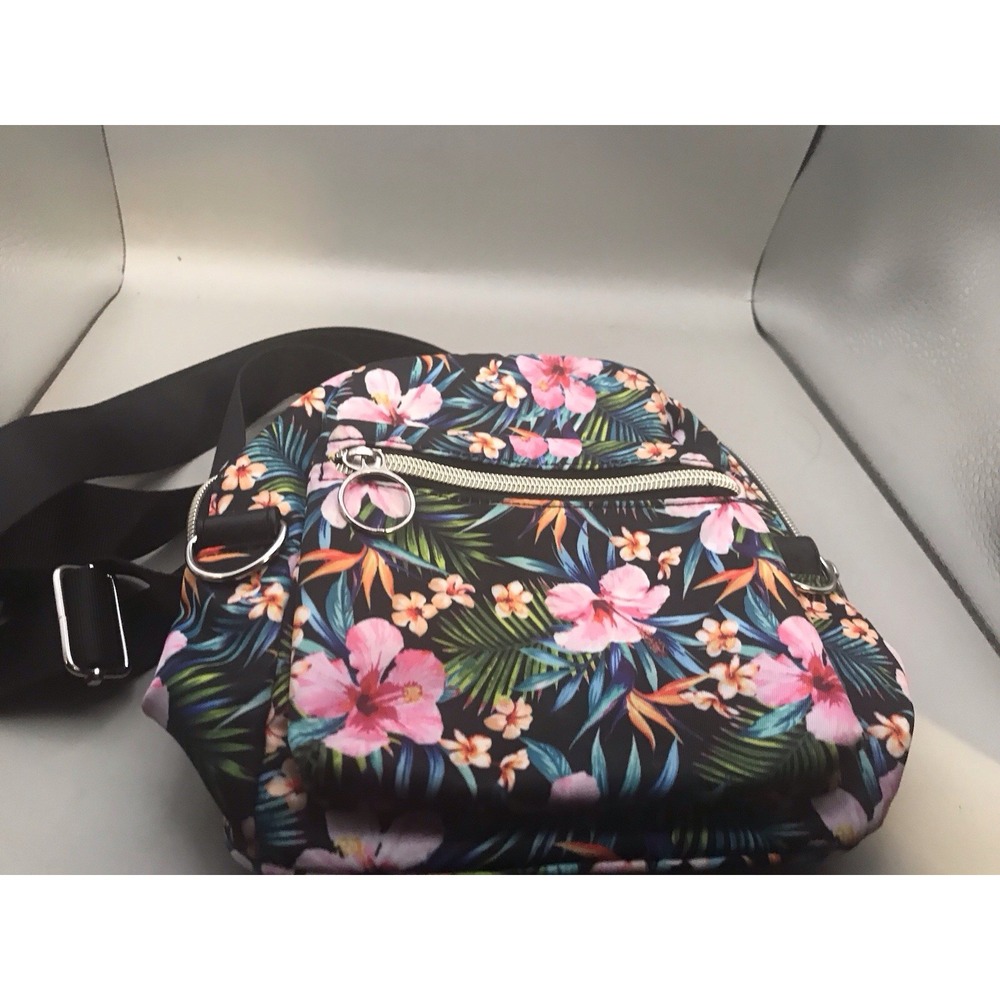 Floral Backpack Small Adjustable Straps Looks Islander